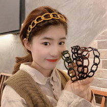 Hair hoop women wash face Joker go out hairpin Net red hair NEW headband go out Korea simple mask hair bundle