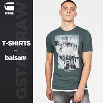 G-STAR RAW mens fashion round neck Graphic short sleeve T-shirt D15632