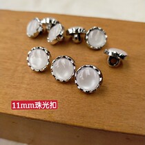Upscale Pearlescent Button 11mm Water Resources light transmission Shirt Shirt shirt Skirt Buttons 1 5 Yuan 10