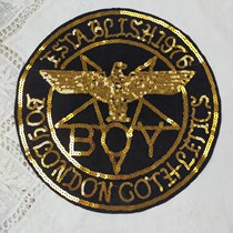 Upscale big number bright sheet cloth with trendy sweatshirt cotton suit jacket patch appliquer with delicate sequin