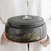Tea tank empty tank ceramic Puer tea cake storage box storage tank storage tank storage tank storage tank waking tea tank
