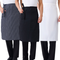 Chef work clothes apron half-length men and women Hotel restaurant restaurant rear kitchen waterproof custom logo short dining