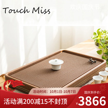 TOUCH MISS German Bakelite tea plate proembryo plate Chinese style simple non-waxing large electric Bakelite tea table