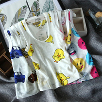 Clearance baby Summer vest children mesh sleeveless T-shirt cartoon vest super cool 229