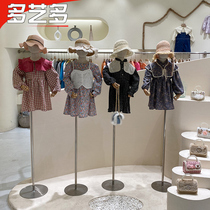 Childrens clothing store clothing model props display stand Korean childrens full-body model window display clothes shelf