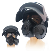Eating chicken first second and third level helmet model hat good luck eating chicken surrounding real helmet simulation gas mask