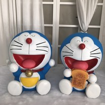 Oversized Doraemon Piggy Bank Anti-fall Ding Cat Bank Piggy Bank Male and female cartoon children birthday gift