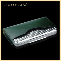 VANITYFAIR cigar box 3CM ultra-thin aluminum personality portable portable portable high-end cigar moisturizer box