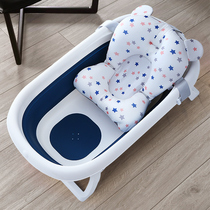 Baby bath tub Baby tub Newborn child foldable Newborn large child can sit and lie Baby supplies