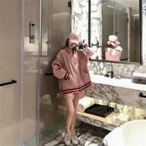 Casual Baseball Suit Jacket Sports Suit Women Spring Autumn Clothing 2022 New Fashion Shorts Loose Korean version Two sets