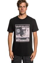 Quiksilver Mens Outdoor T-shirt Pure Cotton Short Sleeve Round Collar Collage CASUAL AMERICAN STRAIGHT MAIL Q706I