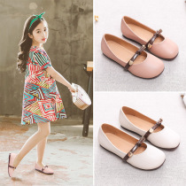 British next sara girl princess shoes 2021 Spring and Autumn new children Foreign style retro soft bottom baby shoes