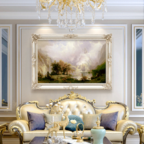 Fuyun Room (Lucky and Good Painting) Landscape Oil Painting European Living Room Decorative Painting Jane European Restaurant Mural Sofa Hanging Painting