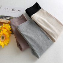 Girl Beats Bottom Pants Outside Wearing Spring Large Boy Pure Cotton Elastic Thread Thickened Fall Teen Junior High School Student Trousers