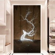 2021 new 5d diamond painted full diamond embroidered time elk deer genguan full patch drill cross embroidered living room minimalist modern