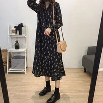 2021 spring and autumn two-piece suit Western style large size mind machine female age reduction early autumn new fat mm dress net red tide