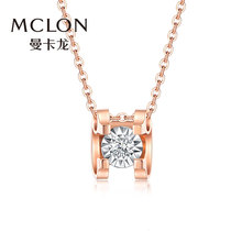 Mclon Mancaron careful necklace 18K gold necklace female au750 clavicle chain gift to girlfriend