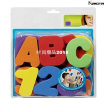-36pcs eva baby bath toys  letters numbers can stick on the