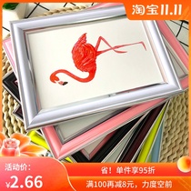 Plastic table hanging wall Photo Frame 7 inch 5 6 8 A3A4 creative children photo frame photo wall frame customized