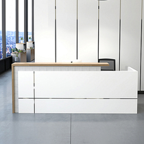 Modern desk simple front desk desk company reception desk welcome desk fashion board check bar