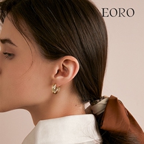 EORO geometric stud earrings earrings womens earrings temperament light luxury niche high-end earrings 2021 summer trendy models