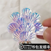  Australian single girl color sparkling star hairpin set fish scale pattern hairpin Girls hair accessories Multicolored sequins five stars
