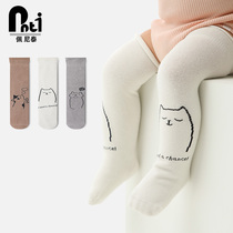 Peneti Baby Stockings Pure Cotton Baby High Cartridge Socks Autumn and Winter Newborn Boy Girls