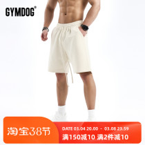 GYMDOG Jim Doug pure color sports shorts men running fitness training loose and breathable casual 50% pants