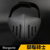 Outdoor tactical mask Army camouflage water bomb face protection Steel mesh end breathable mask cs real combat protective equipment