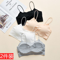 In the summer the small vest short stroke with the bottom to prevent the light-wrapped chest and the underwear of the high school students