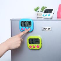 Countdown Instrumental Kitchen Reminder Commercial Belt Magnet Magnetic Suction Large Volume Alarm Clock Dual-use Child Timer Home