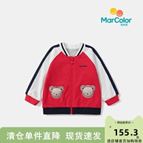 Shopping mall with the same style Macal childrens jacket 2022 New Years season childrens baby new hit color ball jacket