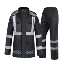 Mofu 9897 raincoat new lattice reflective raincoat suit labor protection split raincoat