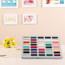 Export 40-color sewing thread Gift boxed sewing machine Household sewing machine motor sewing thread hand sewing thread 595-40