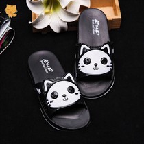 Home slippers lovers summer new 2020 girls Korean version of the outer wear men and girls trendy fashion middle school student room 