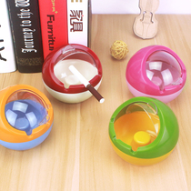 Nordic ashtray fashion personality with lid sealed ashtray windproof fly ash creative dormitory bedroom girl ashtray