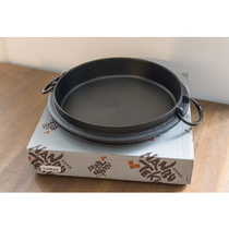 Small Aoigawa Machiya Japan imported southern iron cast iron flat large Japanese-style sukiyaki stew pot resistant to high temperature