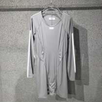 Shunfeng (official direct mail) SMFK black thread elastic tight slim long sleeve T-shirt mermaid shirt