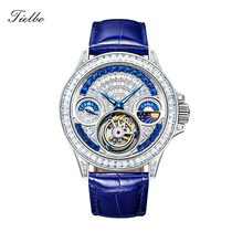  Tianbo watch brand Top ten brands Swiss niche light luxury mechanical watch mens automatic Swiss Tourbillon