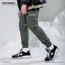 FORSEWIN spring and summer new multi-pocket functional sexy tooling pants jogging pants mens small pants