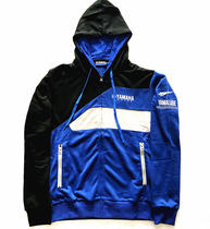 Export Foreign Trade Original Order MotoGP Yamaha Factory Cardiovert motorcycle Liant-shirt Riding clothes Autumn pure cotton sweater