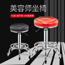 Pet shop beautician special chair Explosion-proof beauty chair rotating lifting stool pulley round stool Stainless steel