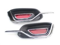 Suzuki Enlightening Rear Bumper Reply Reflector Cover Plate Decorative frame rear lever lamp decorated with bright strip reflector seat