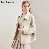Lasciabel 2021 Winters new imitation ferret fur collar coat with loose fur coats what about the coat?