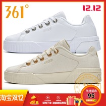 361 Degree Womens shoes sports shoes 2019 Winter new fashion casual shoes 361 Degree low skate shoes small white shoes women