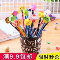 Pencil childrens school supplies primary school prizes gifts hb creative cute card passband eraser stationery wholesale