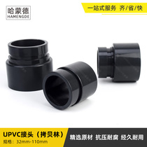 PVC copy shell joint UPVC ultrafiltration membrane pipe joint ferrule groove clamp joint 63mm short 2 inch DN50