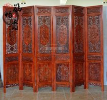  Dongyang wood carving combination folding folding screen bedroom screen partition entrance modern simple fashion living room solid wood mobile