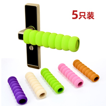  Door handle anti-collision protective cover for infants and children anti-collision and anti-bump door handle sheath Spiral door handle glove pad
