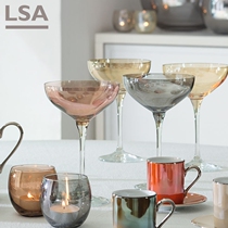 LSA Handmade Glass Creative Net Red Champagne Glass Wine Glass Goblet Household Large Drinking Cup